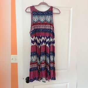 Torrid Multicolor Boho Mini Dress